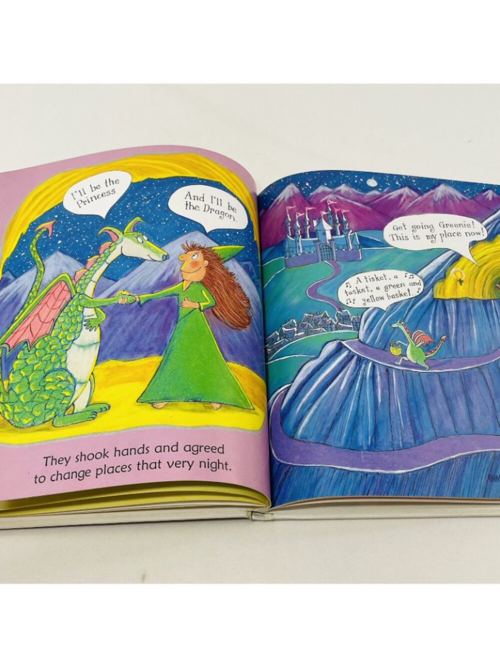 Princess Dragon Audrey Wood Children Book Bedtime Picture Kid Nursery Beginner - Picture 6 of 12